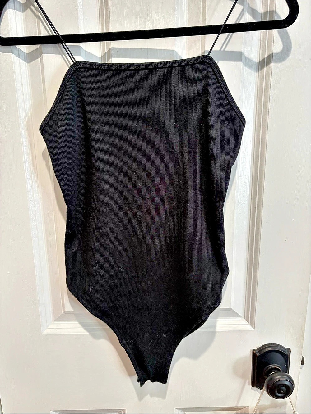 Wild Fable Black Ribbed Bodysuit - Picture 4 of 8